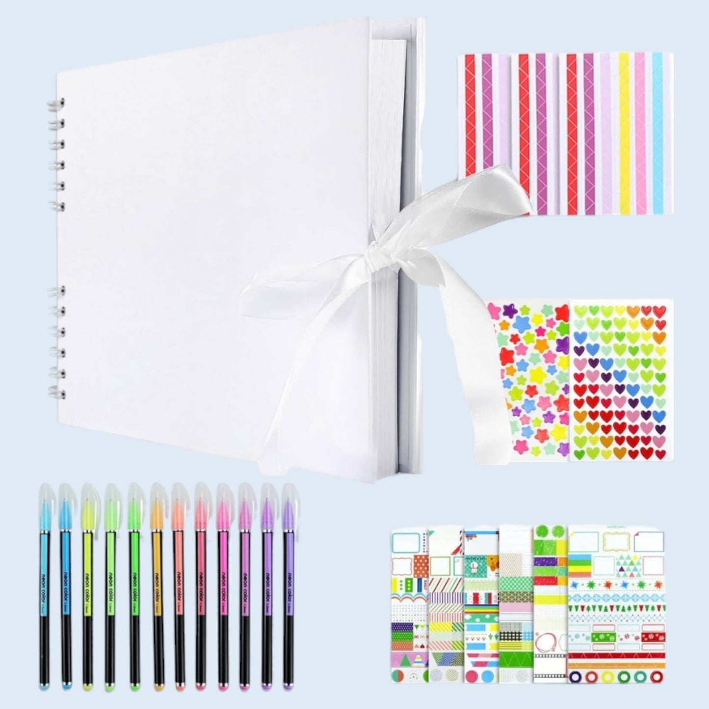 Kit de scrapbooking blanc Lilopix
