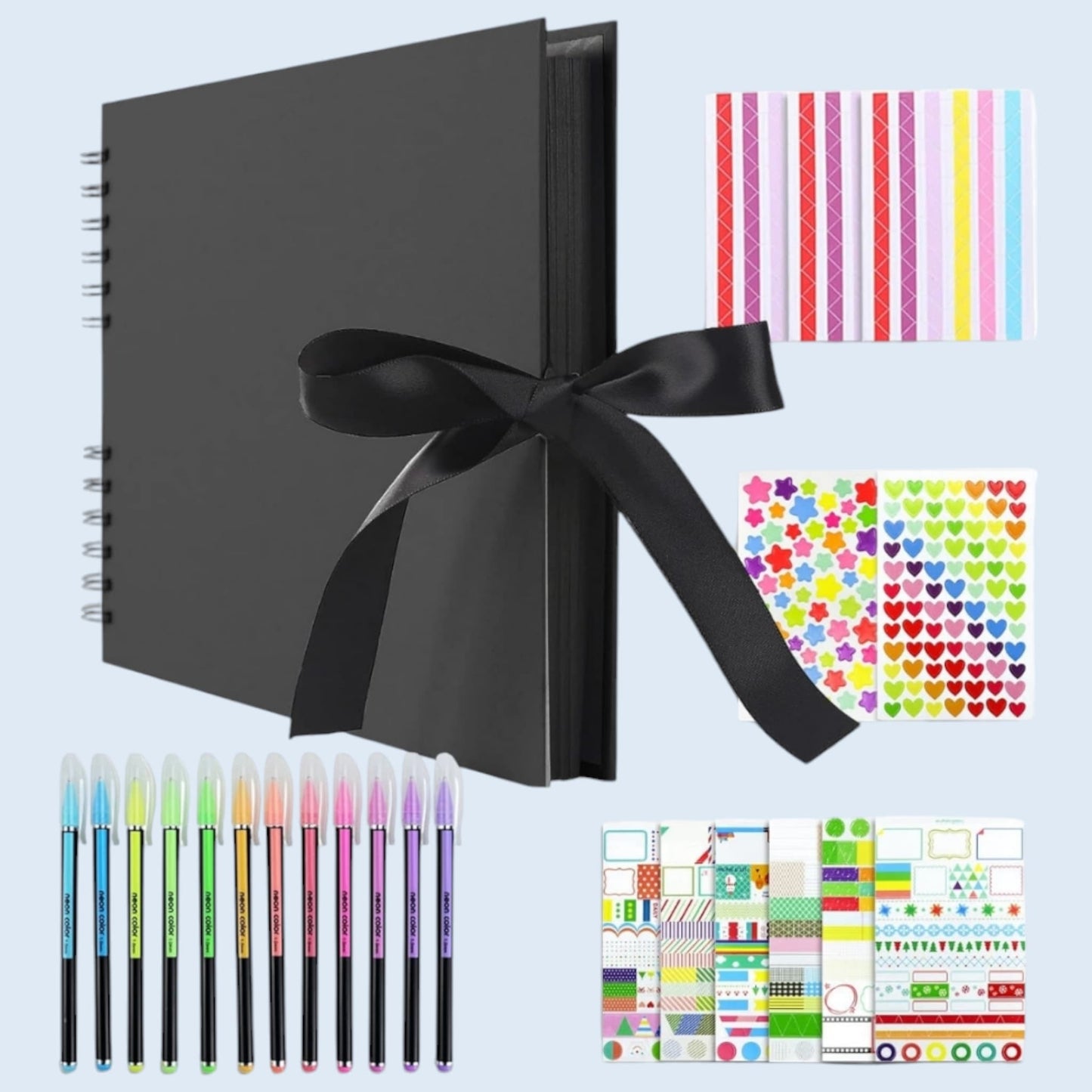 Kit de scrapbooking noir Lilopix