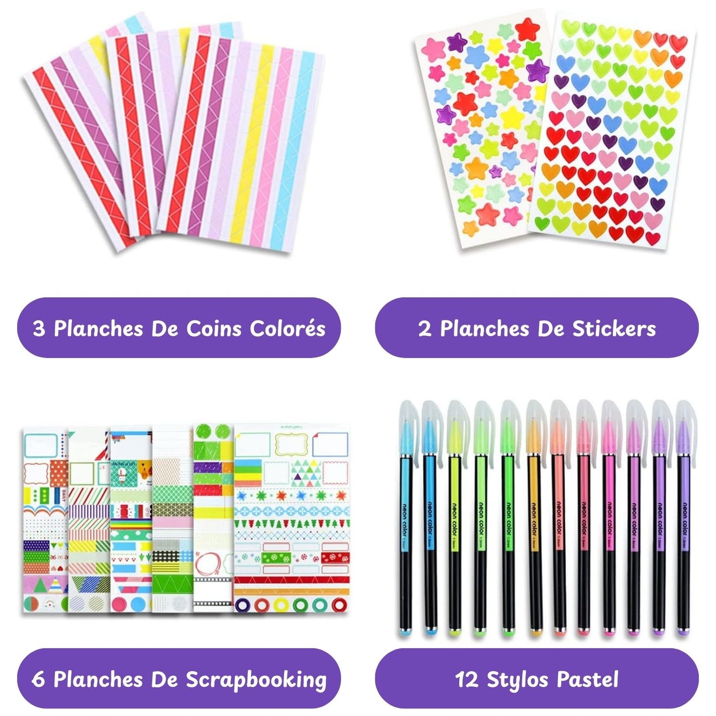 Planches Stickers de scrapbooking Lilopix