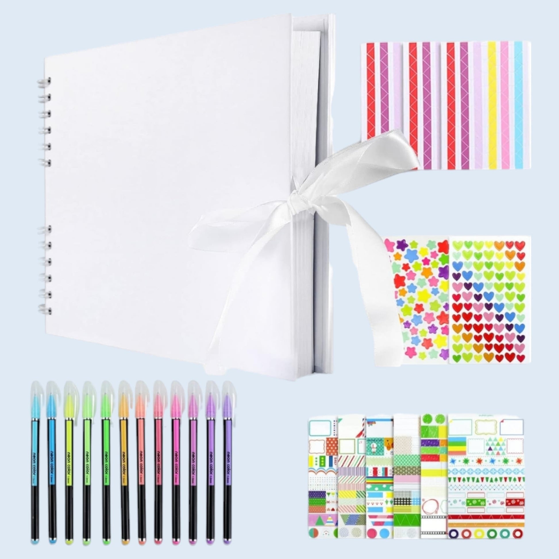 Kit de scrapbooking blanc Lilopix