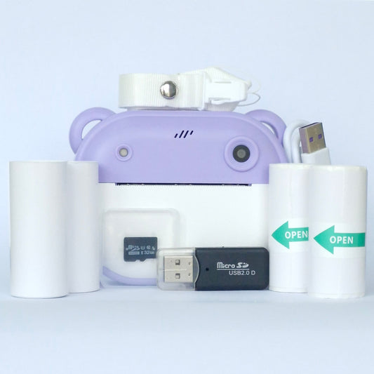 Pack Souvenirs Lilopix avec carte SD et rouleaux papier